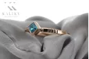 Rose soviétique russe 14k 585 or Alexandrite Ruby Emerald Sapphire Zircon ring vrc014