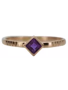 Russische sowjetische Rose 14 Karat 585 Gold Alexandrit Rubin Smaragd Saphir Zirkon Ring vrc014