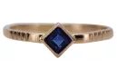 Rose soviétique russe 14k 585 or Alexandrite Ruby Emerald Sapphire Zircon ring vrc014
