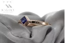 Rose soviétique russe 14k 585 or Alexandrite Ruby Emerald Sapphire Zircon ring vrc014