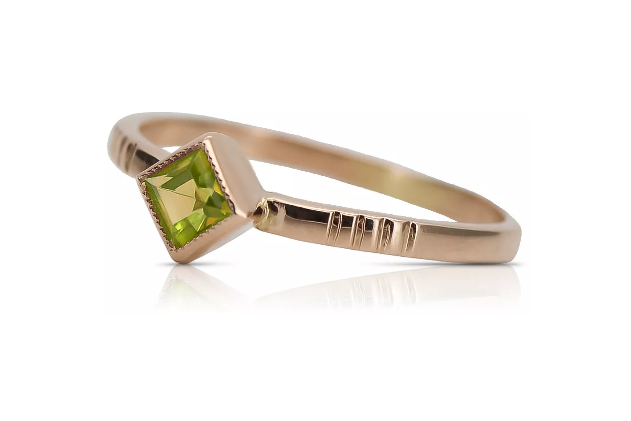 Rose soviétique russe 14k 585 or Alexandrite Ruby Emerald Sapphire Zircon ring vrc014