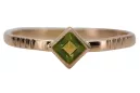 Ruso soviético rosa 14k 585 oro Alejandrita Rubí Esmeralda Zafiro Circón anillo vrc014