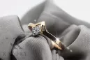 Російська радянська троянда 14k 585 з чорнінням Олексієм Рубі Емеральд Сапфір Зіркон кільце vrc313