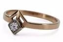 Russe rose soviétique 14k 585 or Alexandrite Ruby Emerald Sapphire Zircon ring vrc313