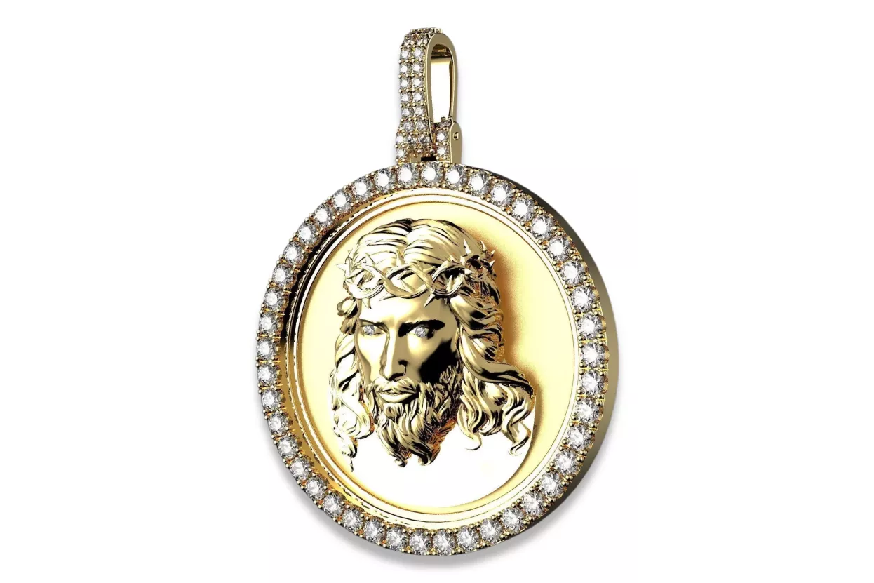 Pendentif d'or ★ https://zlotychlopak.pl/fr/ ★ échantillon d'or 585 333 bas prix