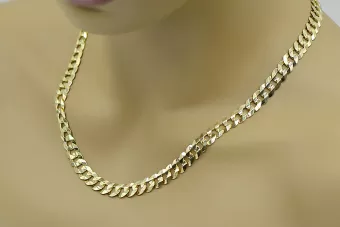 Łańcuszek z żółtego 14k złota ★ zlotychlopak.pl ★ Złoto 585 333 Tanio