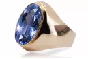 Російська радянська троянда 14k 585 з чорнінням, Олександр Ємеральд Сапфір Зіркон кільце vrc077