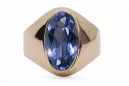 Rosă sovietică rusă 14k 585 aur Alexandrit Rubin Smarald Safir Zircon inel vrc077
