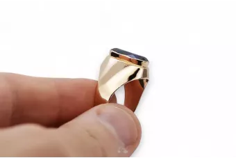 Російська радянська троянда 14k 585 з чорнінням, Олександр Ємеральд Сапфір Зіркон кільце vrc077