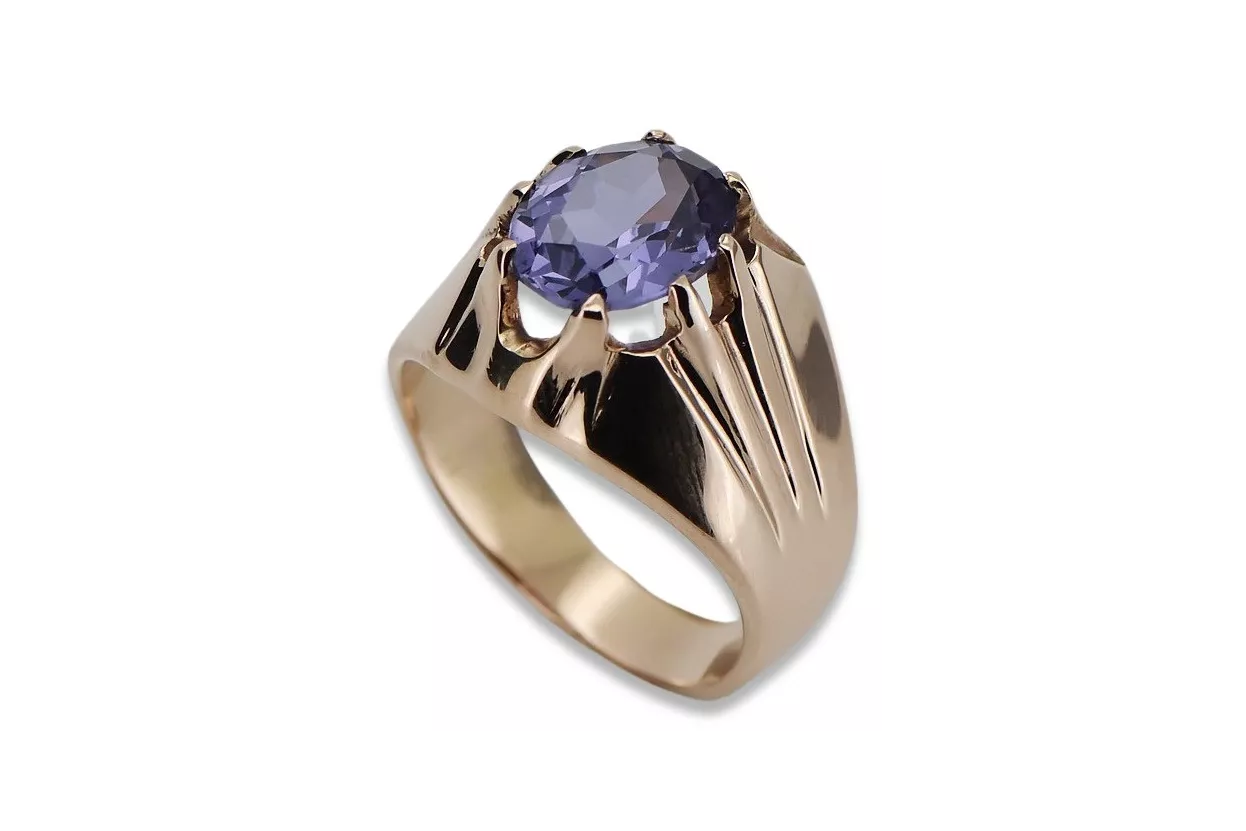 Russian Soviet rose 14k 585 gold Alexandrite Ruby Emerald Sapphire Zircon ring vrc016 Russian Soviet rose 14k 585 gold Alexandrite Ruby Emerald Sapphire Zircon ring vrc016