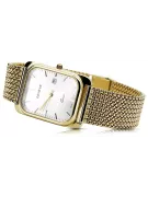 Yellow 14k 585 gold men's Geneve watch white dial mw001ydw&mbw021y