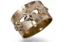 Russian Soviet rose pink 14k 585 gold Vintage ring vrn025
