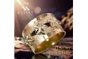 Russisch Sowjet rosa 14 Karat 585 gold Vintage Ring vrn025