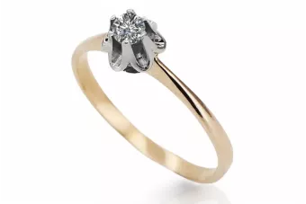 Zircon Original Vintage 14K Rose Gold Ring Vintage style vrc353r