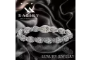 Bracelet tennis en or blanc 14 carats et zircons tbc001w
