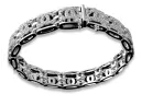 Armband aus 14 Karat Gelb-Weißgold mit Zirkonia cgcfb001yw