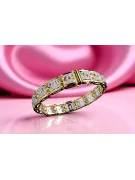 Armband aus 14 Karat Gelb-Weißgold mit Zirkonia cgcfb001yw