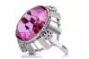 Vintage Ring Amethyst Sterling Silber 925 vrc043s