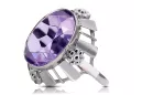 Russian Soviet rose 14k 585 gold Alexandrite Ruby Emerald Sapphire Zircon ring  vrc014