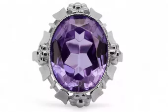 Russian Soviet rose 14k 585 gold Alexandrite Ruby Emerald Sapphire Zircon ring  vrc014