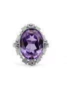 Russian Soviet rose 14k 585 gold Alexandrite Ruby Emerald Sapphire Zircon ring  vrc014