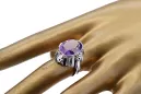 Russian Soviet rose 14k 585 gold Alexandrite Ruby Emerald Sapphire Zircon ring  vrc014