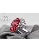 Ring Vintage Ruby Sterling silver 925 vrc043s