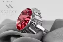 Ring Vintage Ruby Sterling silver 925 vrc043s