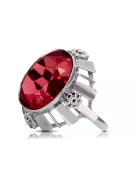 Ring Vintage Ruby Sterling silver 925 vrc043s