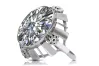 Ring Vintage Schmuck Zirkon Sterling Silber 925 vrc043s