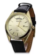Gold men's watch Geneve ★ https://zlotychlopak.pl/ru/ ★ Золотая чистота 585 333 Низкая Цена!