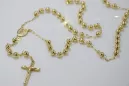 Італійська жовта 14k gold 585 rosary мережа rcc009y