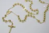 Italienisch gelb 14k gold 585 Rosenkranz rcc009y