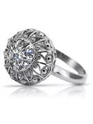 Russischer sowjetischer Rosé 14 Karat 585 Gold Alexandrit Rubin Smaragd Saphir Zirkon Ring vrc014