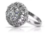Rosérosa 14k Gold 585 Ring Fassung vrc059 Vintage