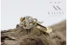 Gelb 14 Karat 585 Gold Fantazy Zirkon Lady Heart Ring CRC022YW