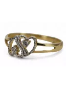 Russische sowjetische Rose Pink 14k 585 Gold Vintage Ring VRN001