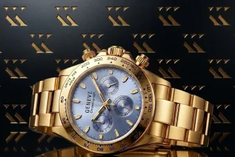 Gelb 14k 585 gold men's Geneve style mw014ydbl