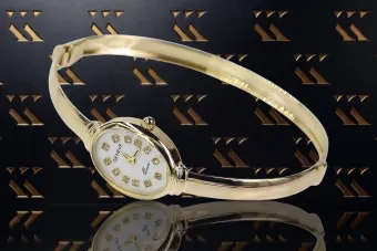 Reloj de señora Geneve en oro amarillo de 14 quilates lw014y