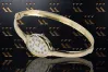 Italian Yellow 14K Gold Lady Geneve Watch - Lady Gift lw014y