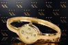 Italian 14K Yellow Gold Lady Watch - Geneve Lady Gift lw015y