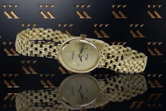 Italian 14K Yellow Gold Lady Geneve Watch lw017y