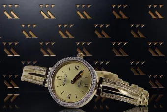 14K Жовте золото Жінка Годинник lw025y
