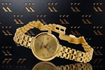 Ceas Aur galben 14K, Au Geneve doamnelor lw028y
