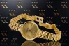 Italian 14K Yellow Gold Diamond Lady Geneve Watch lw028y