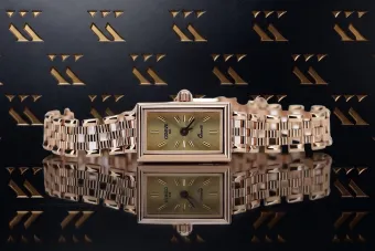14K Розово злато дамски часовник Geneve подарък за дама lw030r