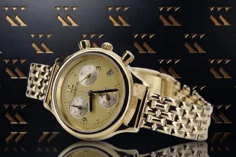 14k 585 златен дамски часовник Генева - Златно жълто. lw019y&lbw004y