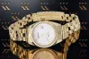 Gold Damen Armbanduhr mit Perlmutt-Zifferblatt - Gelbes 14k 585 Gold Geneve Uhr lw020ydpr&lbw009y