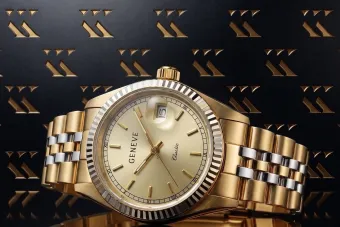 Yellow Gold Geneve Lady Wristwatch lw020ydy&lbw010y