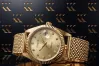 Gelb 14k 585 goldene Dame Armbanduhr Geneve watch lw020ydyz&lbw003y